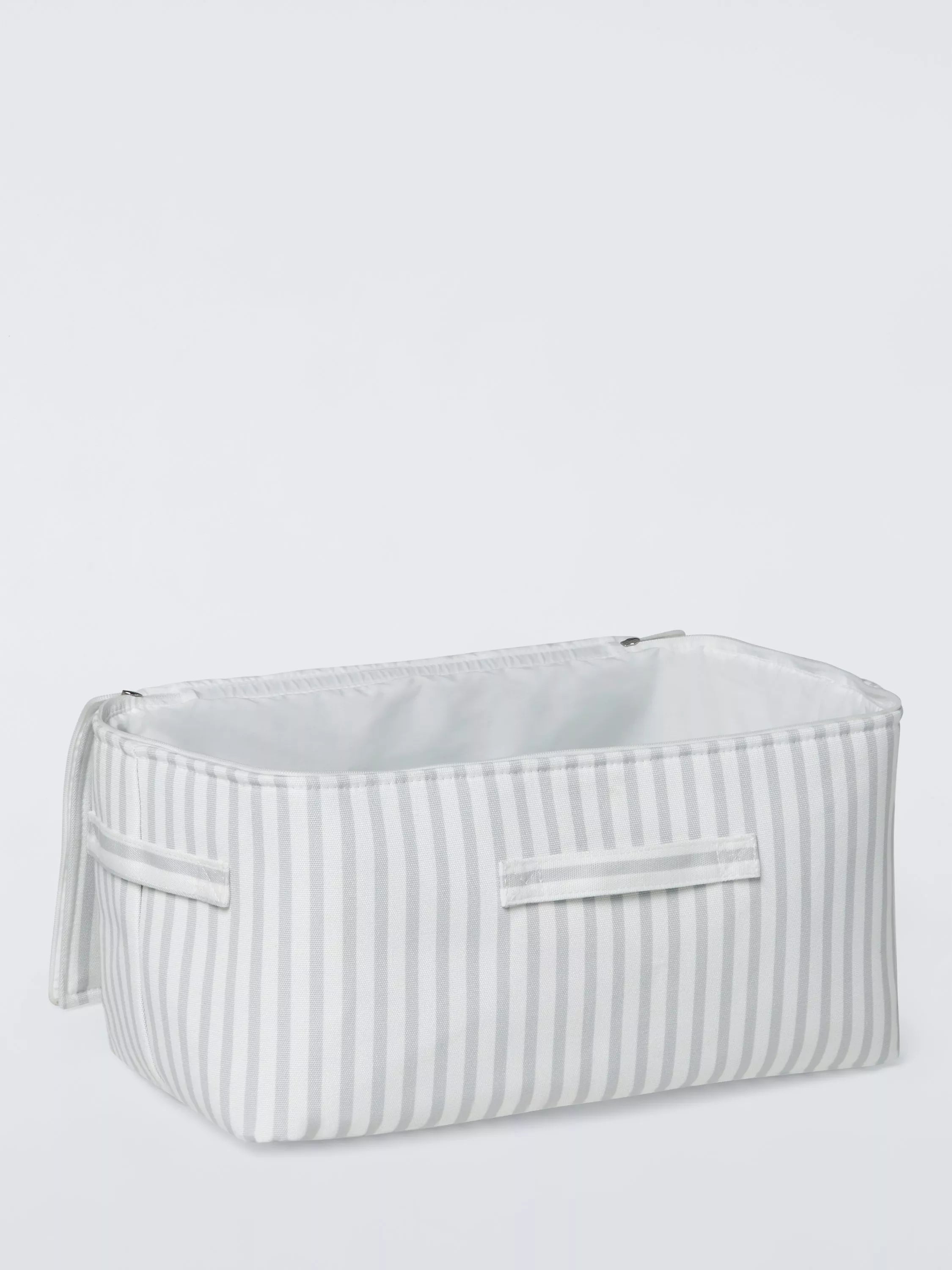 John Lewis storage bag grey stripe medium, UK version