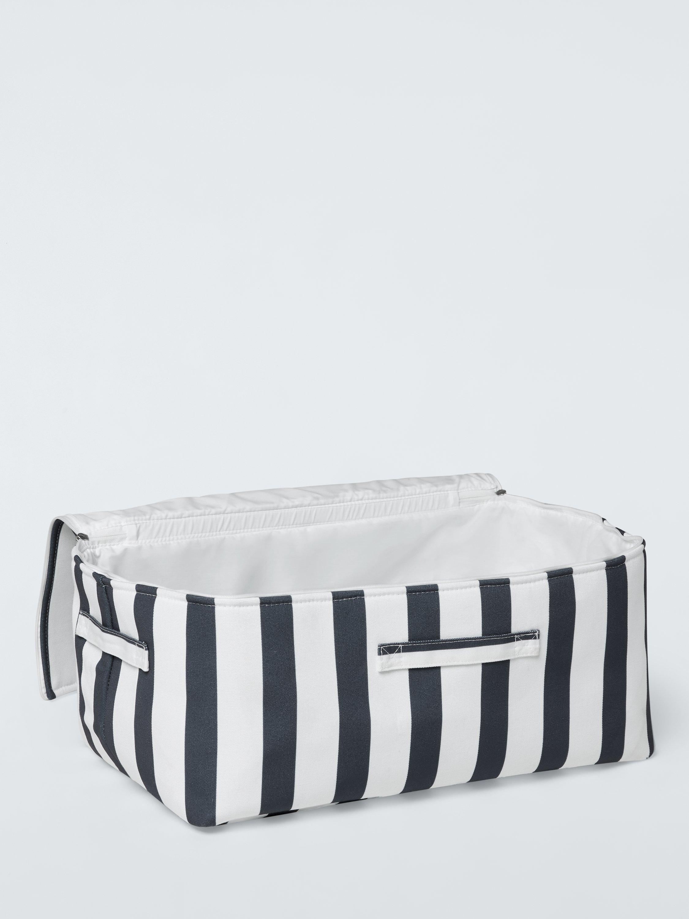 John Lewis large polyester storage bag, blue stripe, UK version