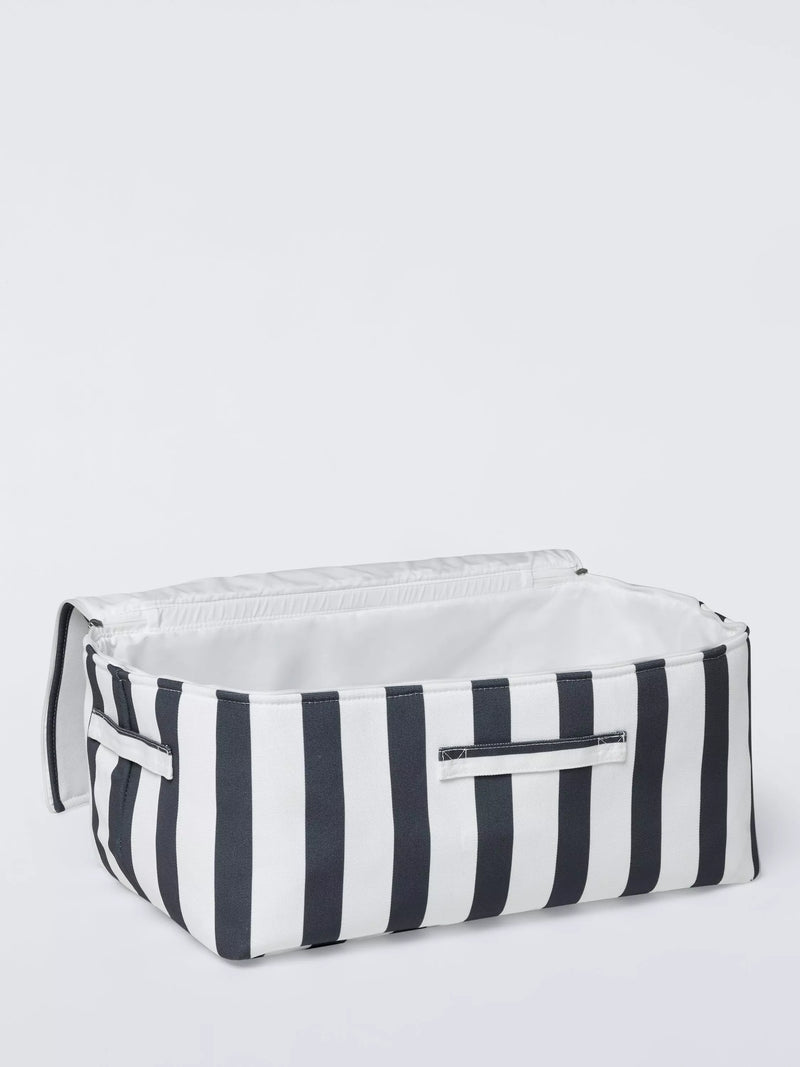 John Lewis large polyester storage bag, blue stripe, UK version