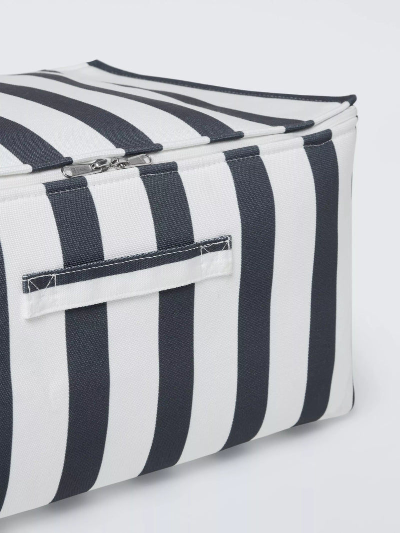 John Lewis large polyester storage bag, blue stripe, UK version