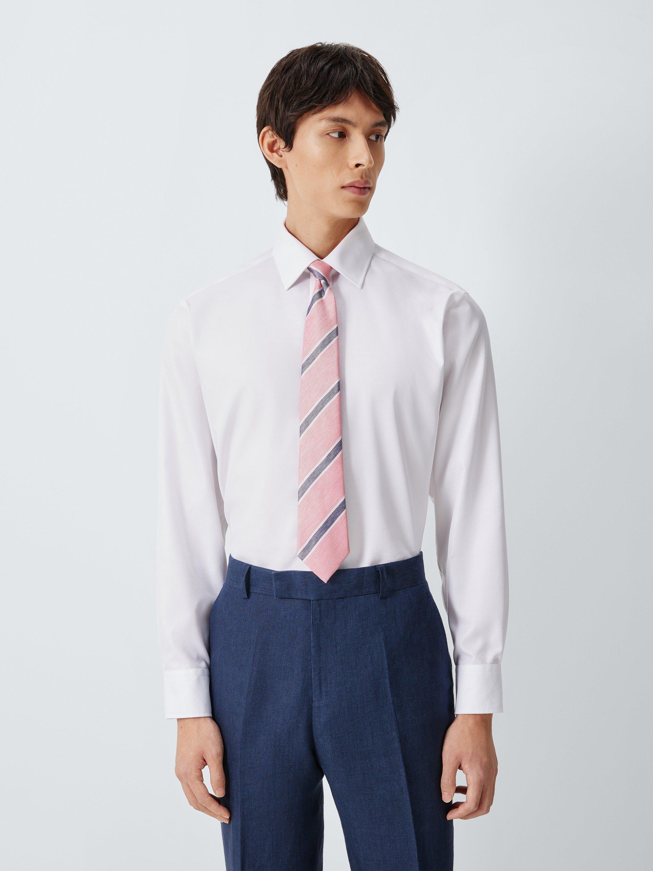 John Lewis silk blend bold stripe tie 146cm (British brand)