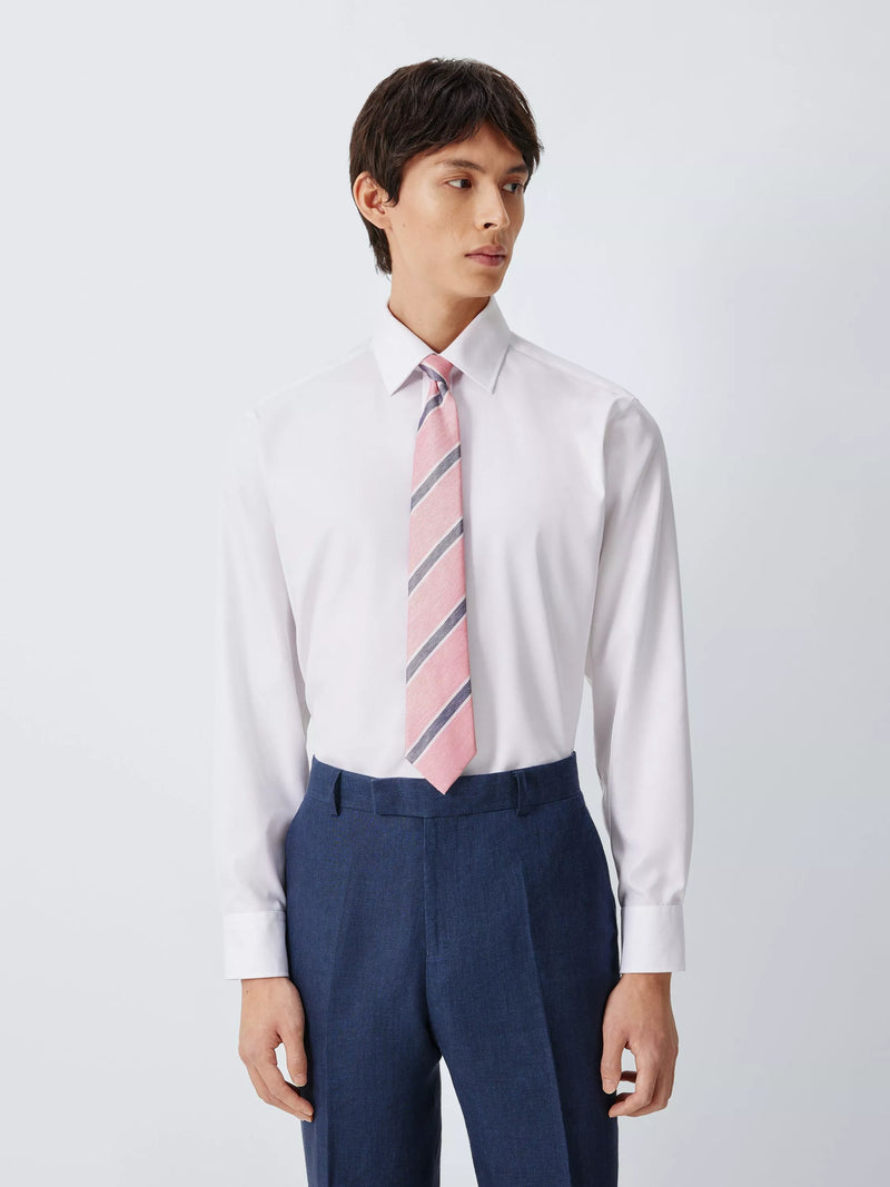 John Lewis silk blend bold stripe tie 146cm (British brand)