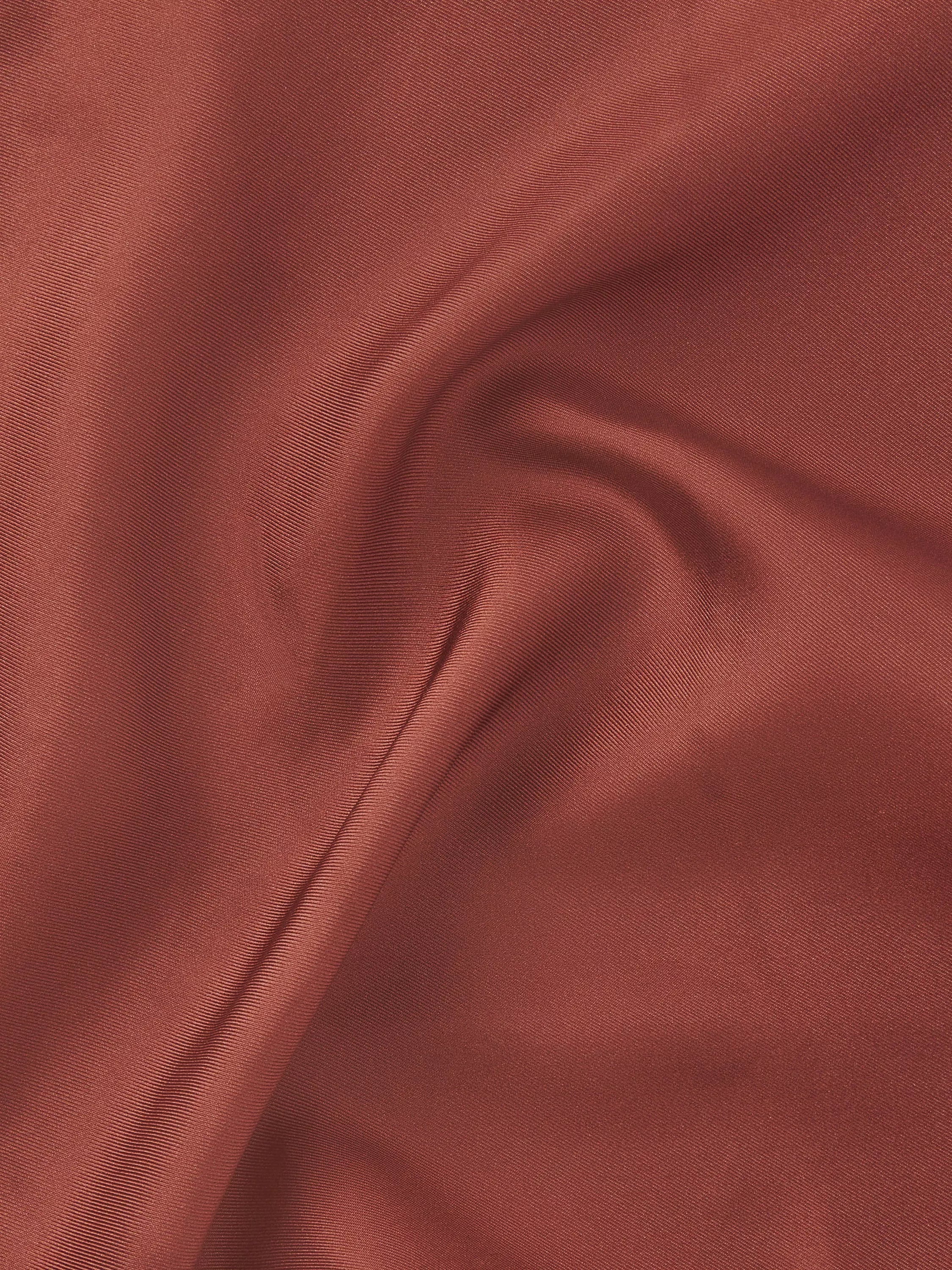 John Lewis silk pocket square burnt orange 30x30cm (British brand)