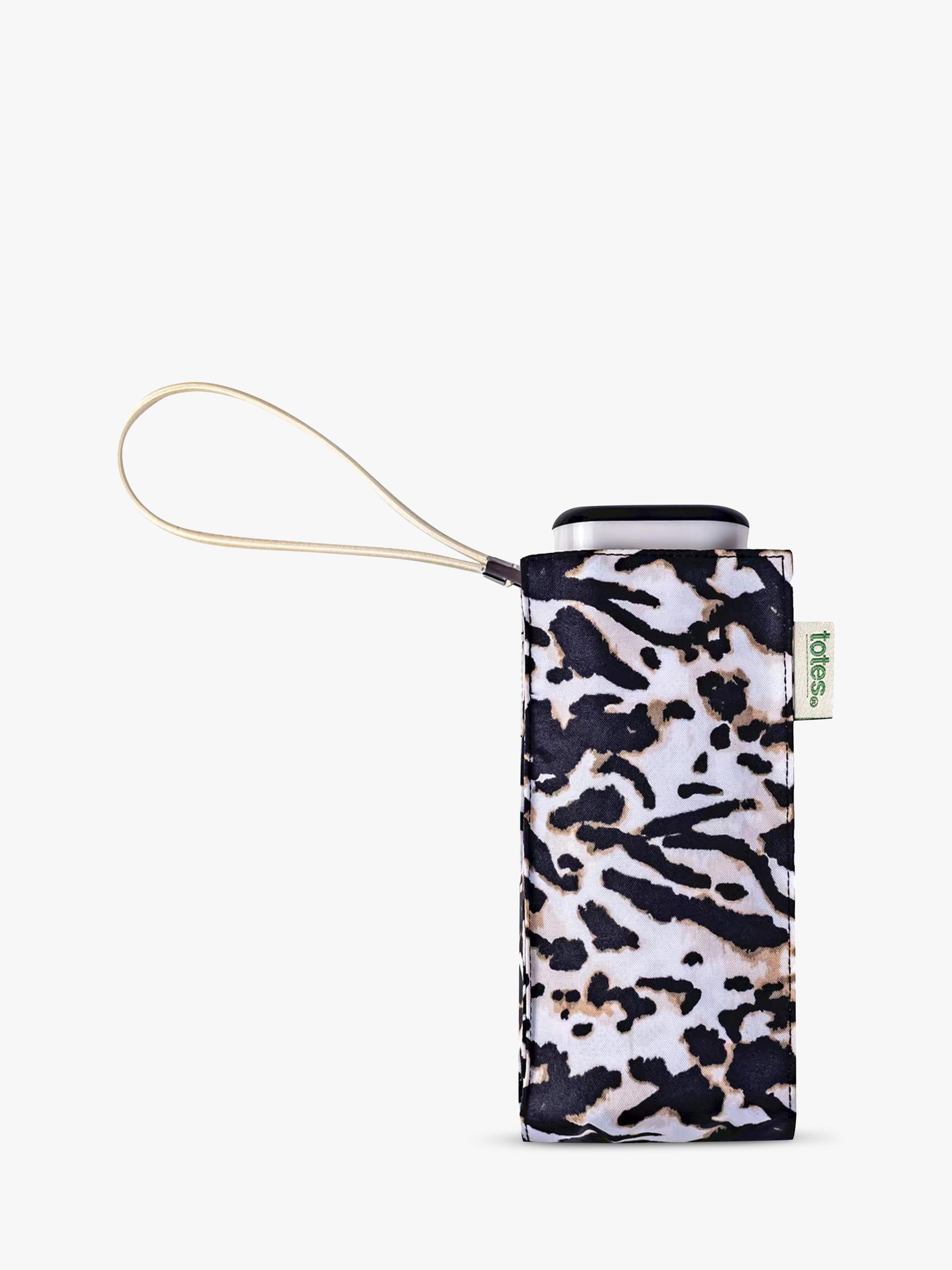 totes animal print compact flat umbrella, imported from the UK