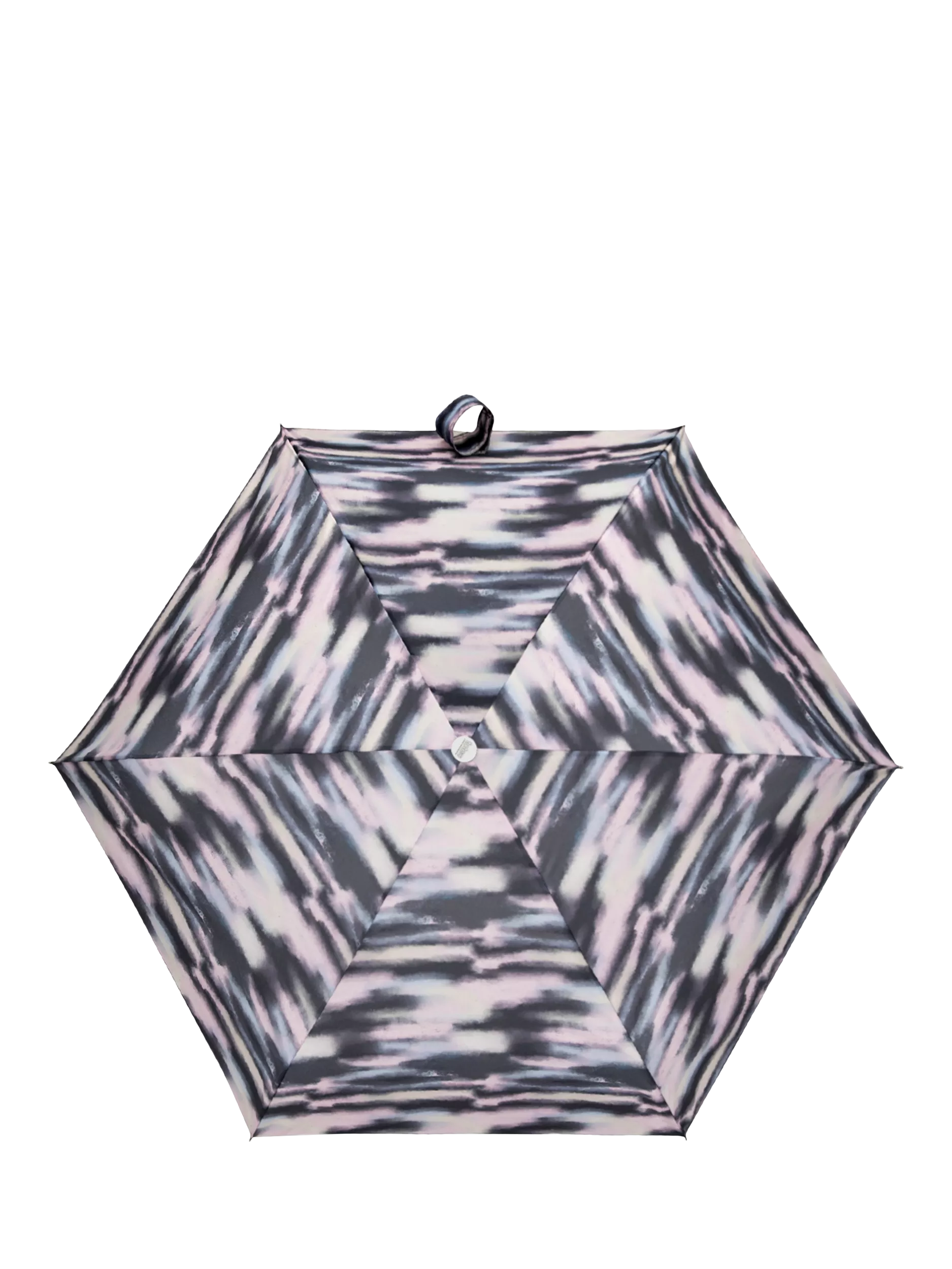 totes umbrella X-tra Strong Mini Striped Clouds Print, UK version