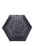 totes mini umbrella blue floral print 16.5cm (British brand)