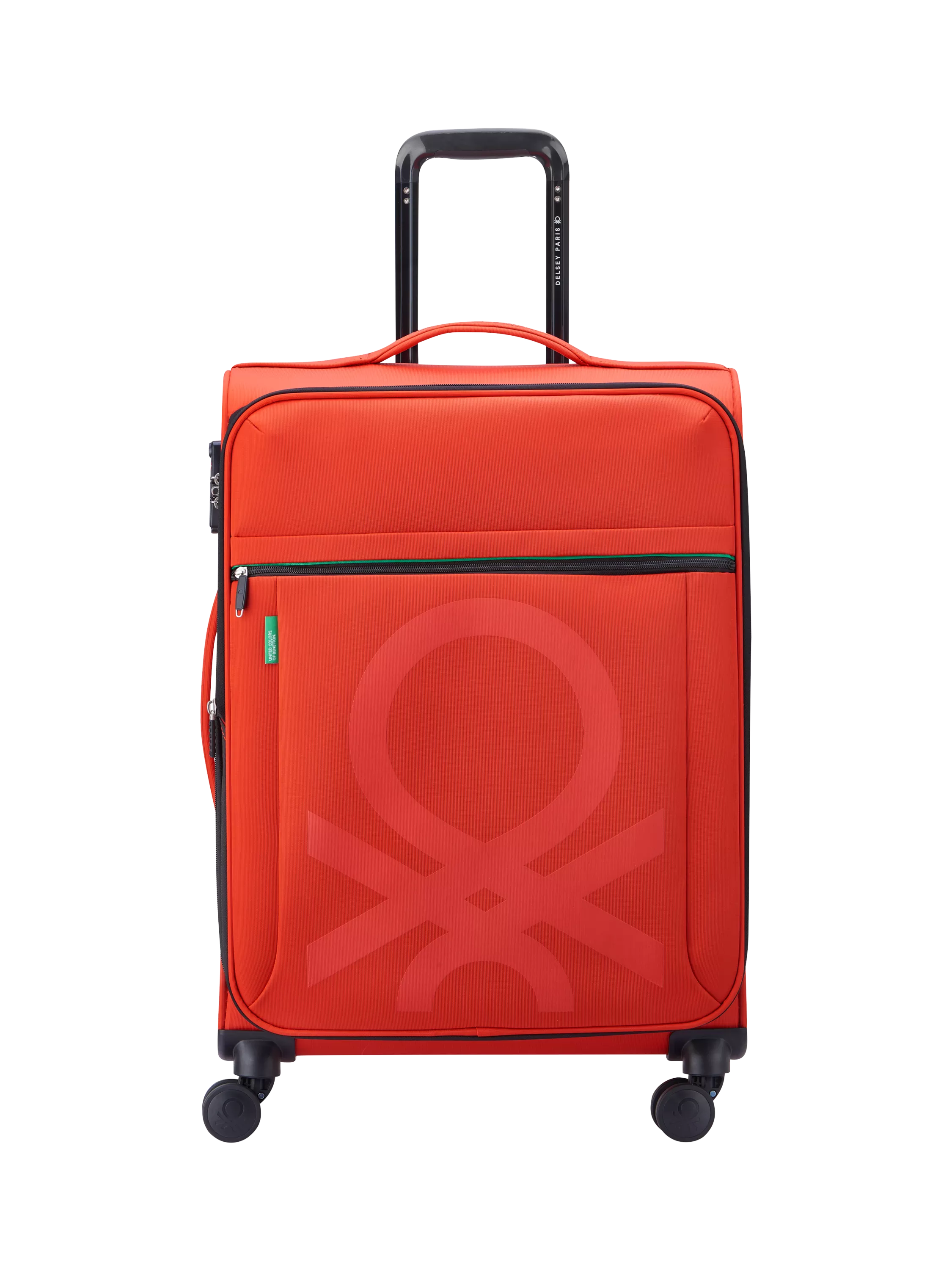 Benetton Colour Block medium suitcase 66cm, imported from the UK