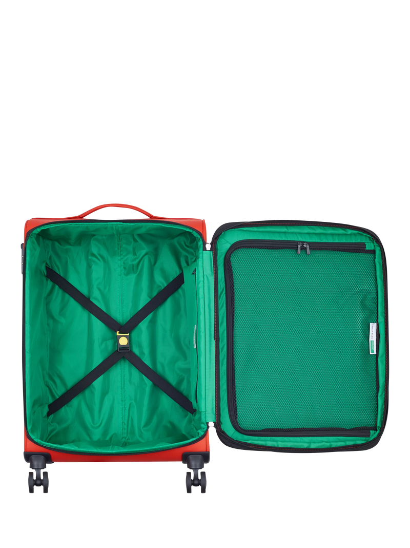 Benetton Colour Block medium suitcase 66cm, imported from the UK