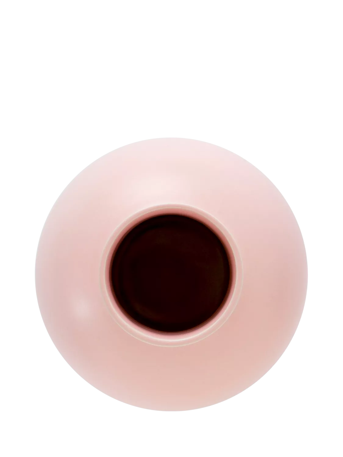 raawii Strøm large earthenware vase coral blush 24cm, UK version