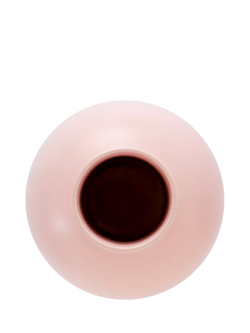 raawii Strøm large earthenware vase coral blush 24cm, UK version