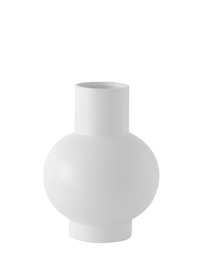 John Lewis raawii Strøm Large Earthenware Vase Vaporous Grey H24cm- Buy online at McGrocer