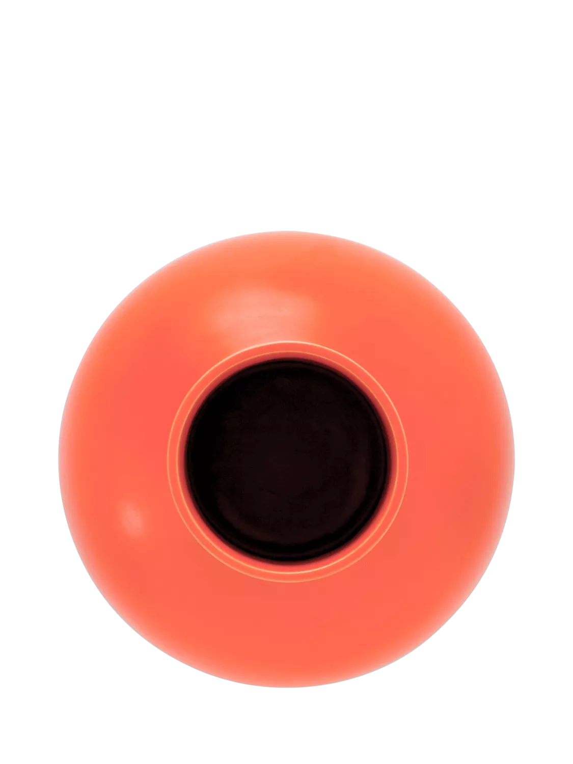 raawii large earthenware vase vibrant orange H24cm (British brand)