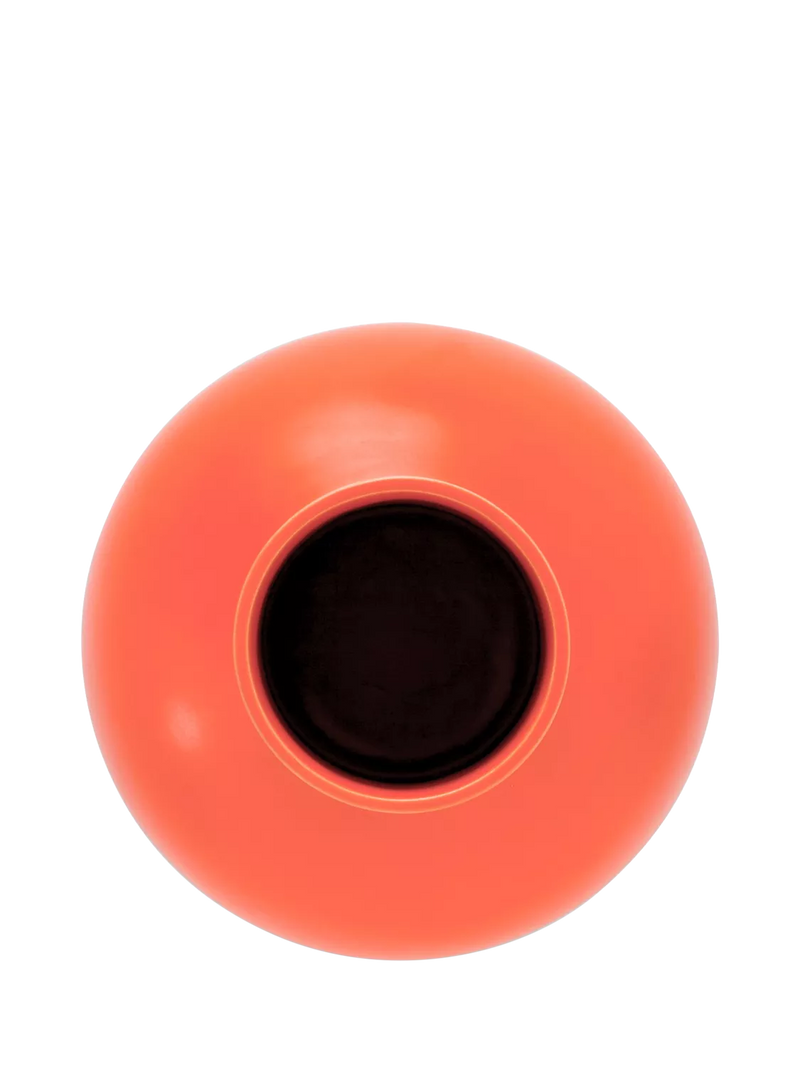 raawii large earthenware vase vibrant orange H24cm (British brand)