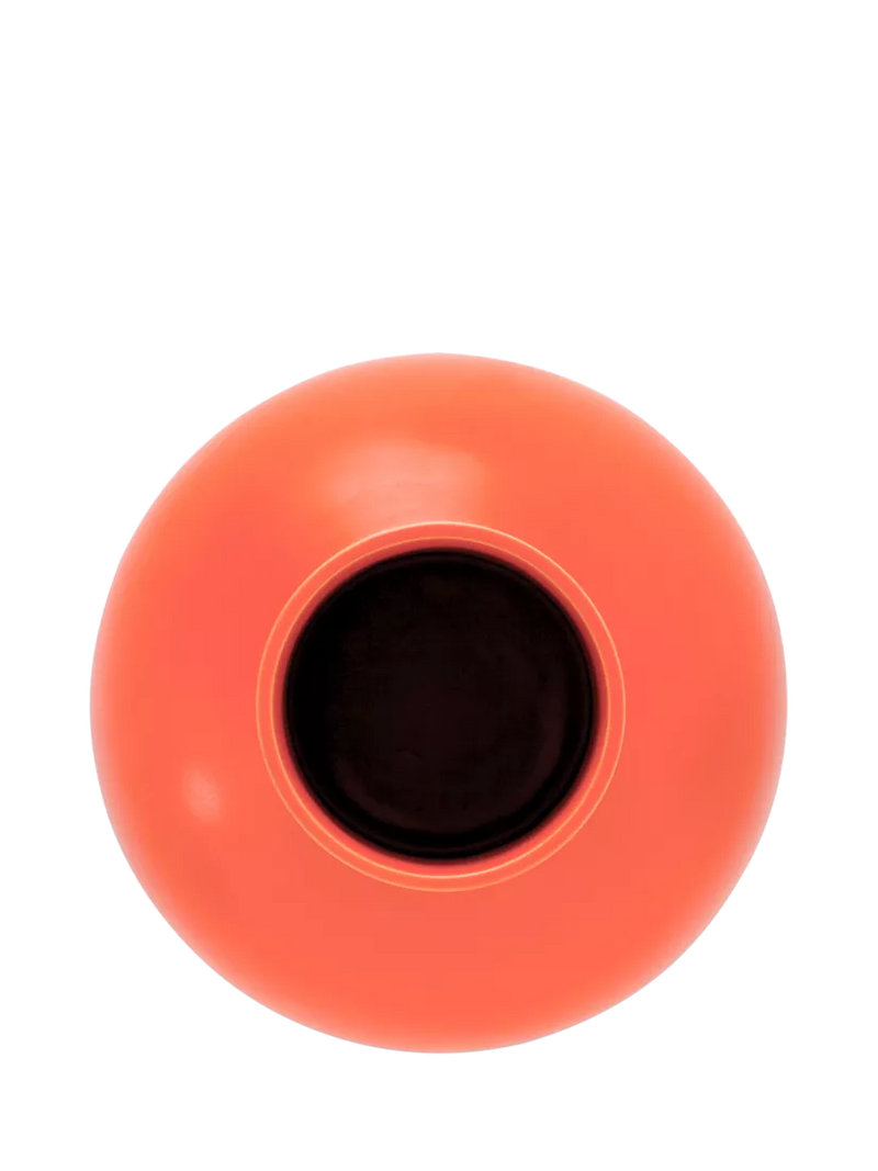 raawii Strøm small earthenware vase vibrant orange 16cm (British brand)