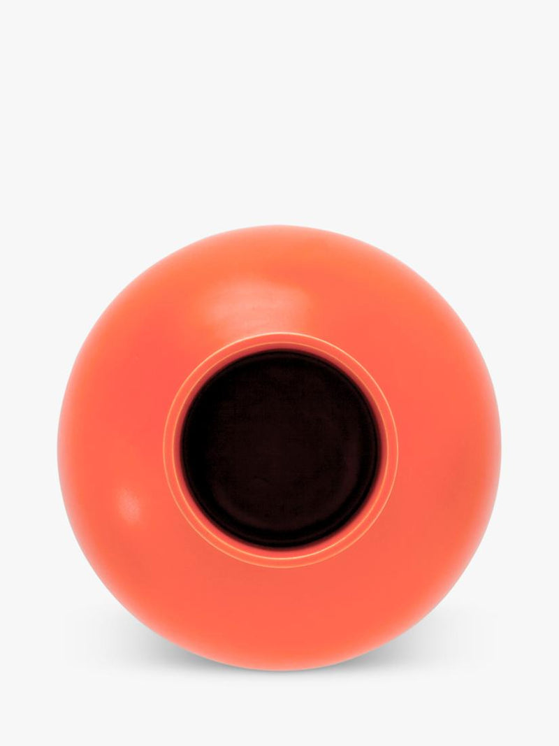 raawii Strøm small earthenware vase vibrant orange 16cm (British brand)