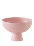 raawii footed serve bowl coral blush 22cm, imported from the UK