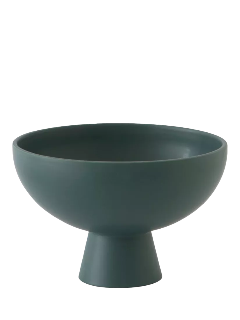 Raawii Strøm footed bowl 19cm Green Gables - British product