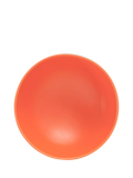 raawii Strøm medium earthenware footed serve bowl 19cm vibrant orange, UK version