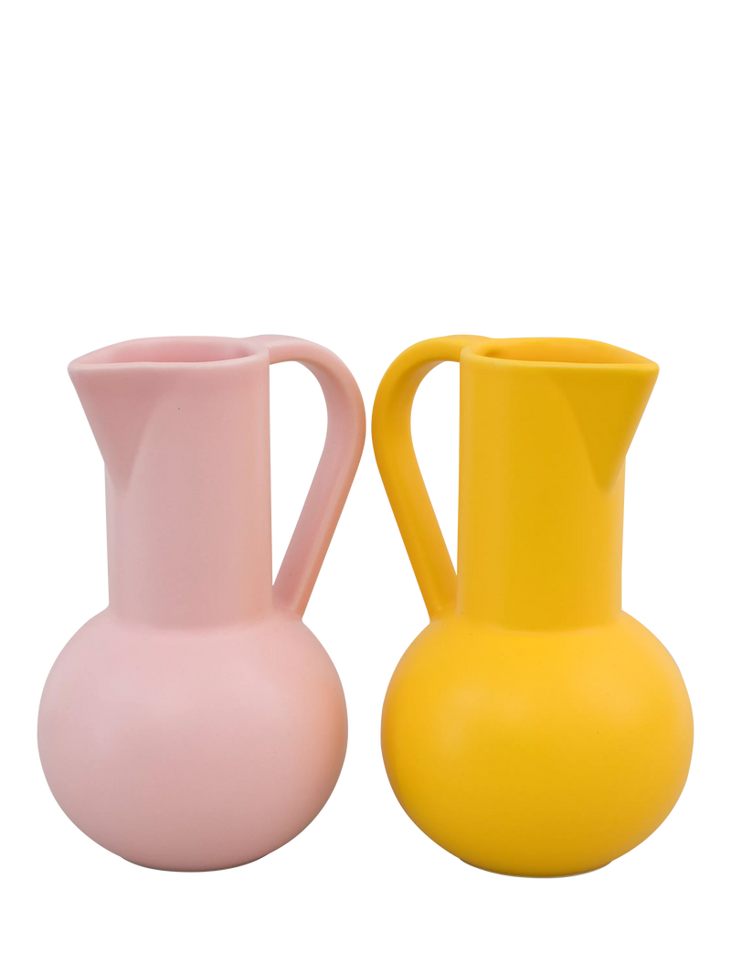 raawii Strøm earthenware jug coral blush 1.5L, UK version