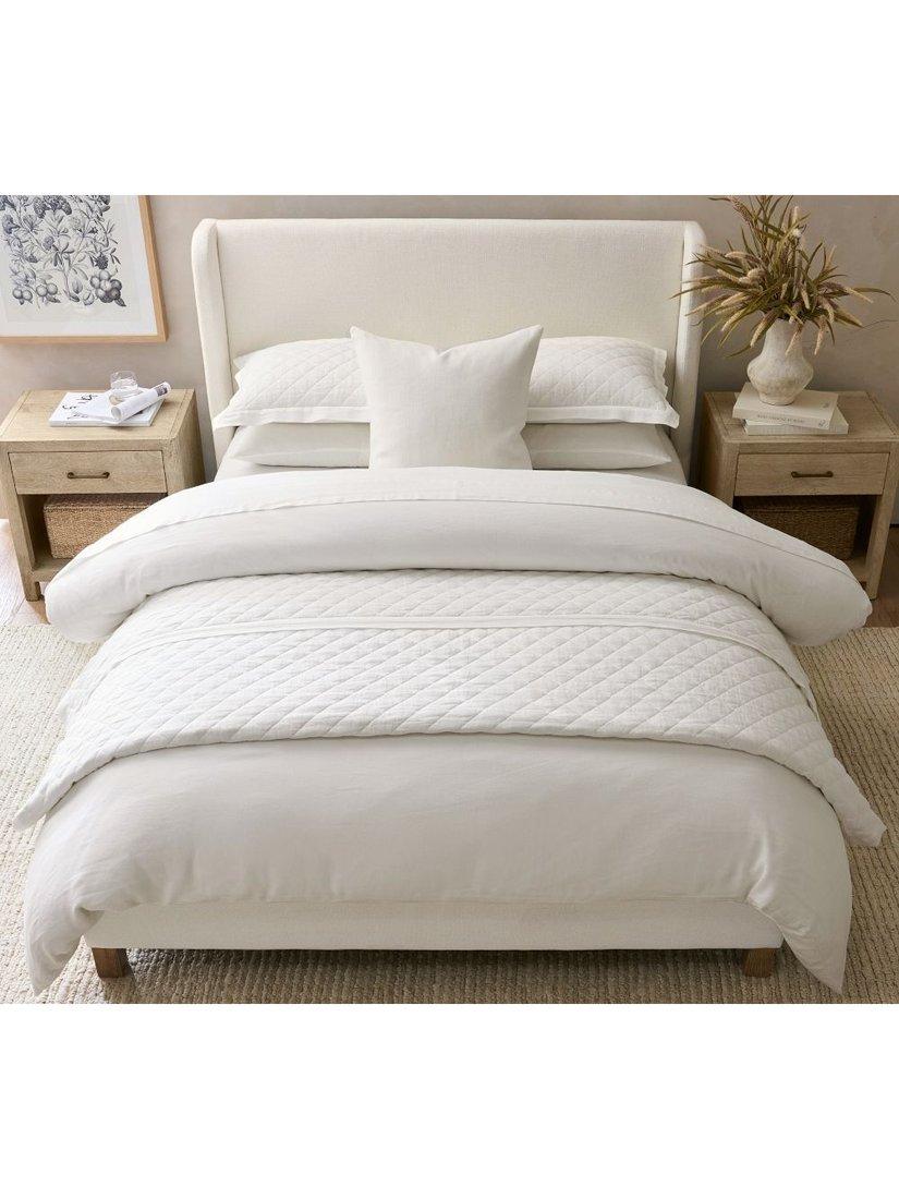 Pottery Barn Belgian flax linen bedding king size (British brand)