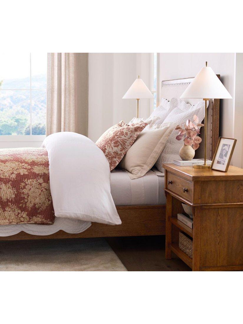 Pottery Barn Belgian flax linen bedding king size (British brand)