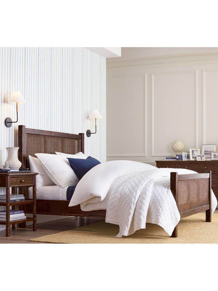 Pottery Barn Belgian flax linen bedding king size (British brand)