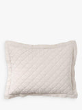 Pottery Barn Belgian flax linen diamond duvet cover King Size, UK version