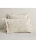 Pottery Barn Belgian flax linen diamond duvet cover King Size, UK version