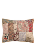 Pottery Barn Valentina Rosewood Patchwork Quilted Pillow Sham, Multi, Standard