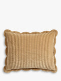 Pottery Barn velvet scallop edge reversible bedspread king size, imported from the UK