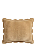 Pottery Barn velvet scallop edge reversible bedspread king size, imported from the UK