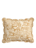 Pottery Barn velvet scallop edge reversible bedspread king size, imported from the UK