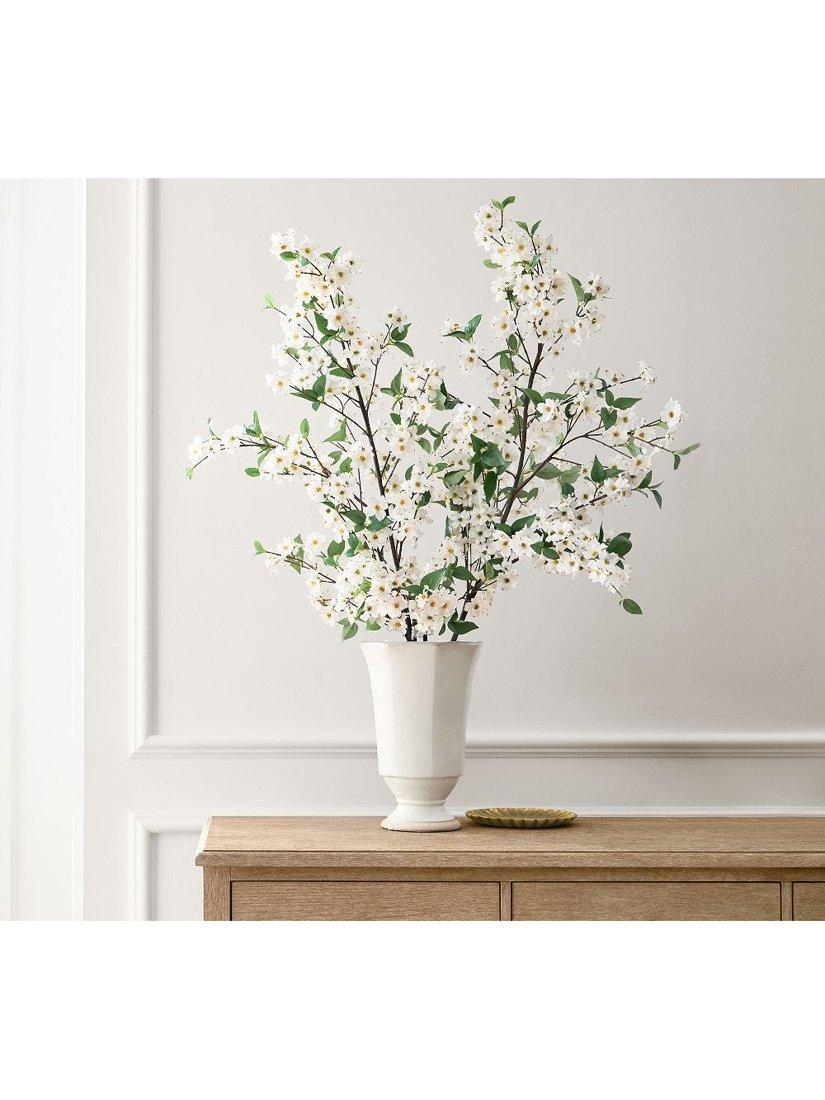Pottery Barn dogwood flowering branch H137cm - British product