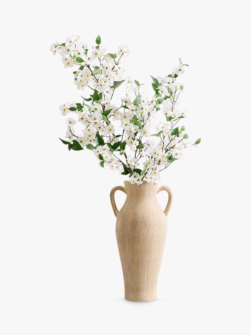 Pottery Barn dogwood flowering branch H137cm - British product