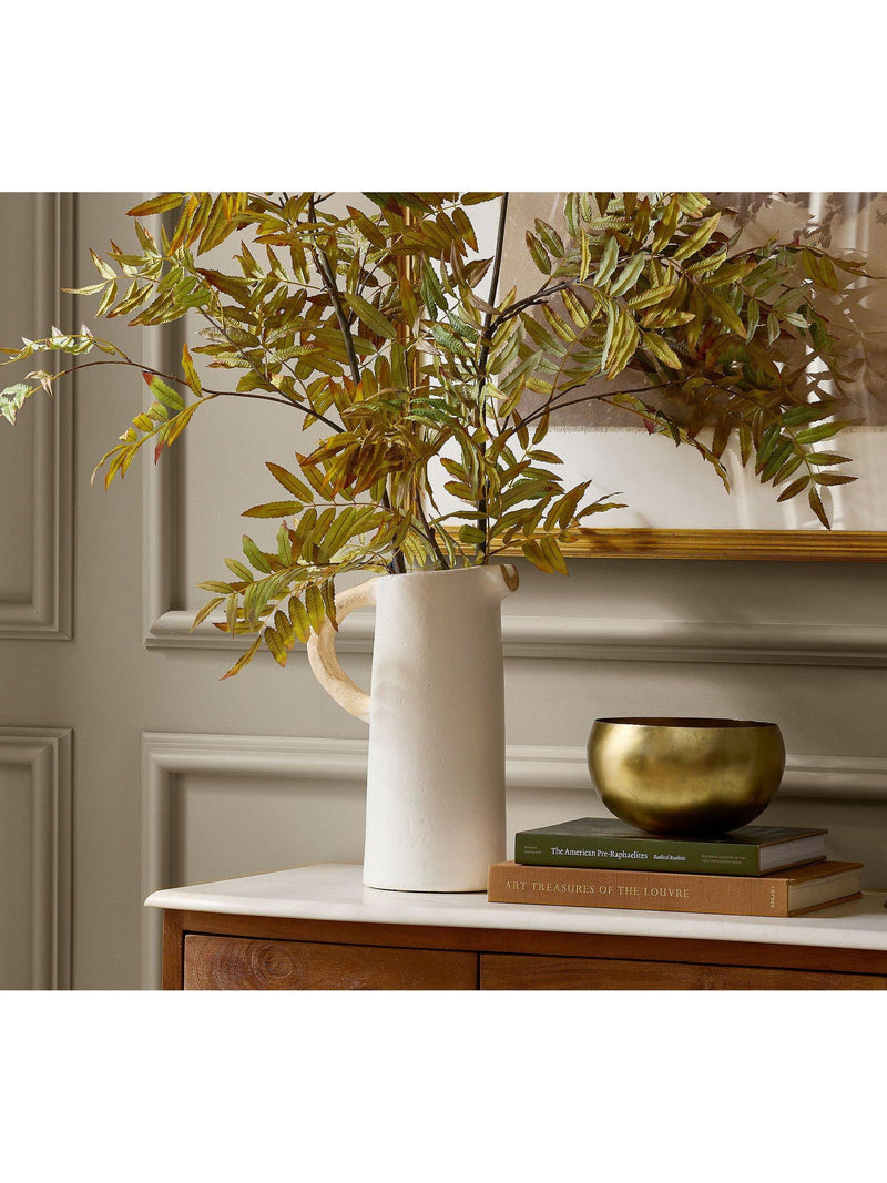 Pottery Barn artificial sumac branch H160cm green - British product
