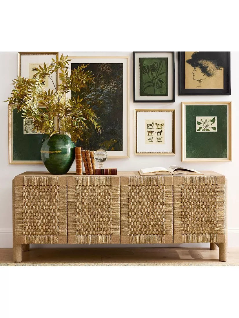 Pottery Barn artificial sumac branch H160cm green - British product