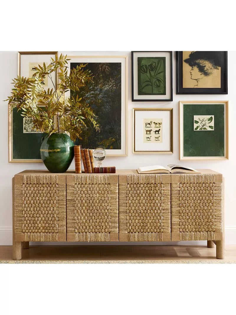 Pottery Barn artificial sumac branch H160cm green - British product
