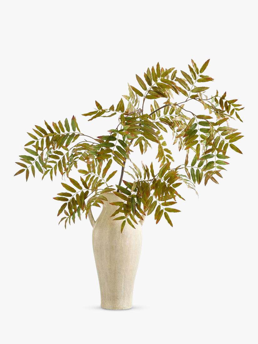 Pottery Barn artificial sumac branch H160cm green - British product