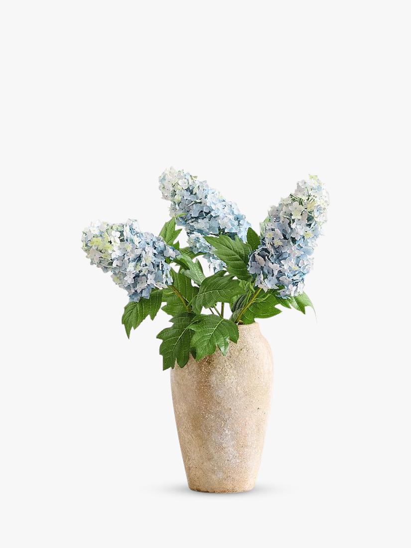 Pottery Barn hydrangea cone bundle dusty blue H91cm, imported from the UK