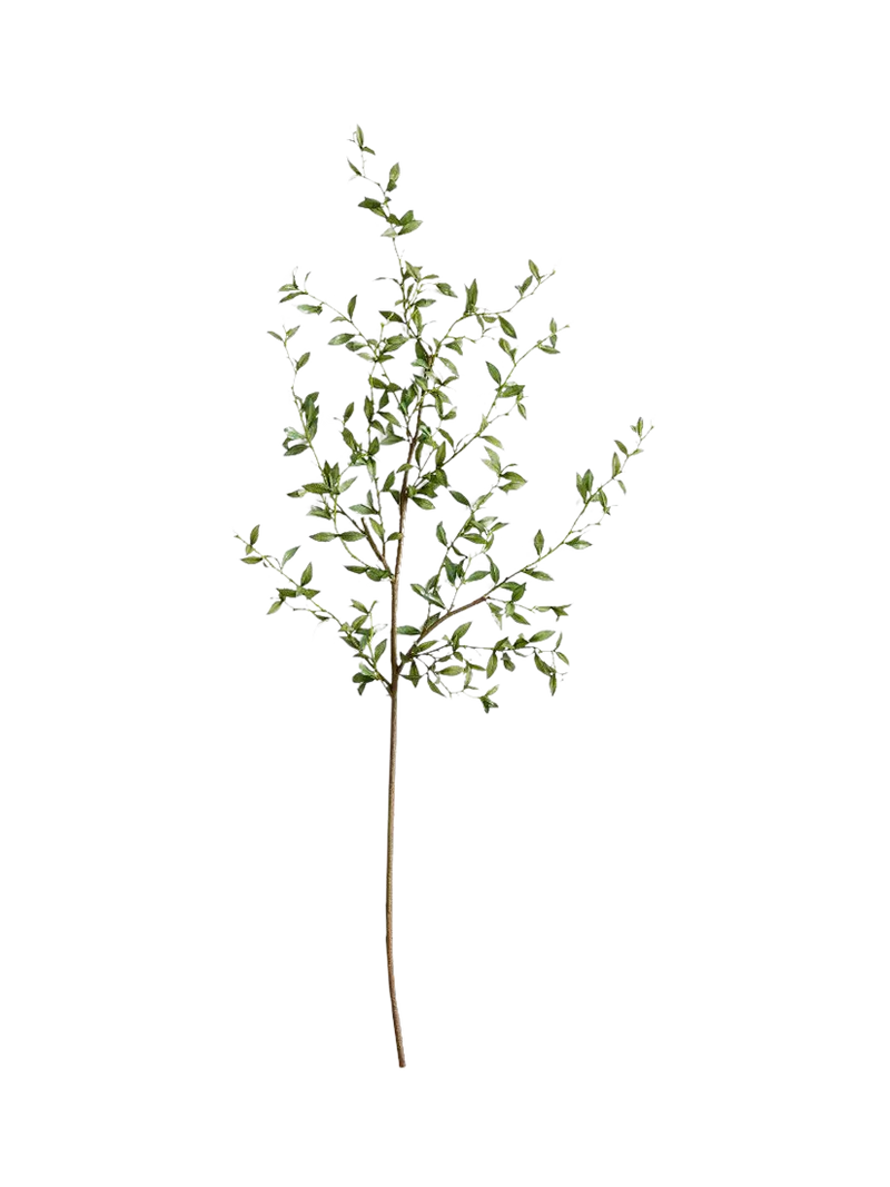 Pottery Barn mini green leaf branch H127cm, UK version