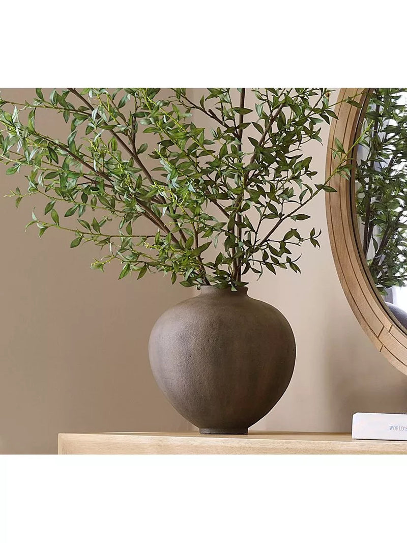 Pottery Barn mini green leaf branch H127cm, UK version