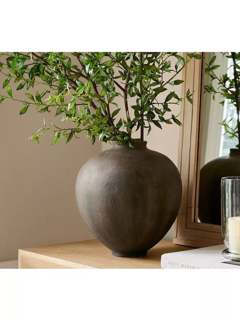 Pottery Barn mini green leaf branch H127cm, UK version