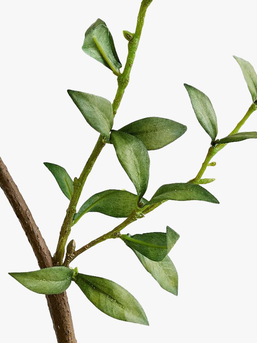 Pottery Barn mini green leaf branch H127cm, UK version