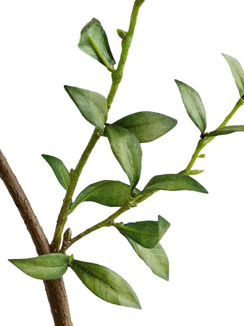 Pottery Barn mini green leaf branch H127cm, UK version