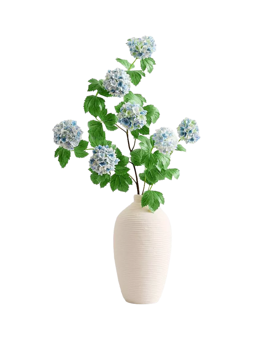 Pottery Barn snowball branch H124cm artificial decor - British product