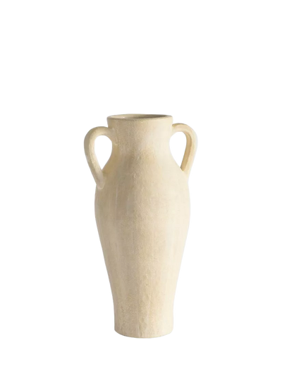 John Lewis Pottery Barn Artisan Studio Earthenware Jug Vase, H48cm, Natural- Buy online at McGrocer