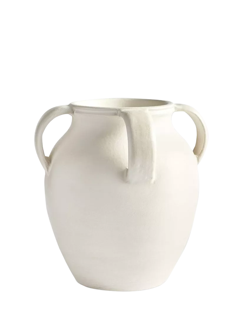 Pottery Barn Joshua earthenware vase H36cm, UK version