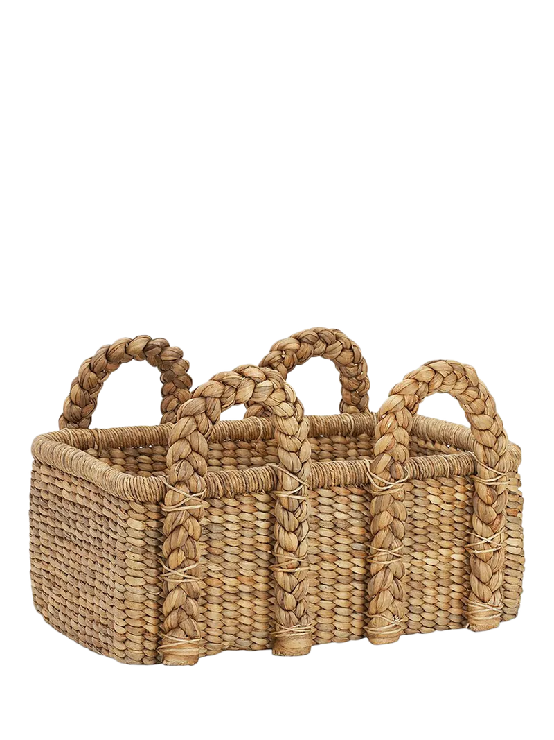 Pottery Barn seagrass low basket natural (British brand)