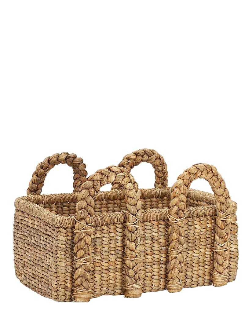 Pottery Barn seagrass low basket natural (British brand)