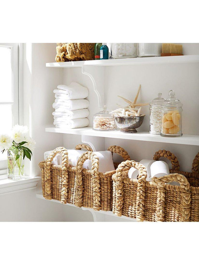 Pottery Barn seagrass low basket natural (British brand)